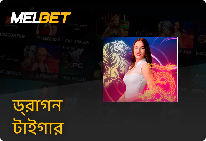 Melbet লাইভ ড্রাগন টাইগার