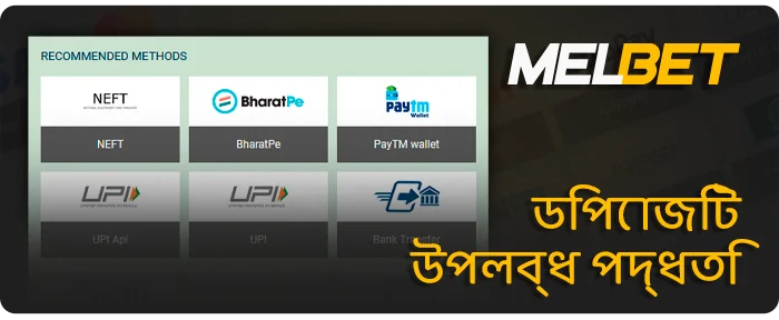 MelBet জমা পদ্ধতি সম্পর্কে - পেমেন্ট সিস্টেম এবং সীমা