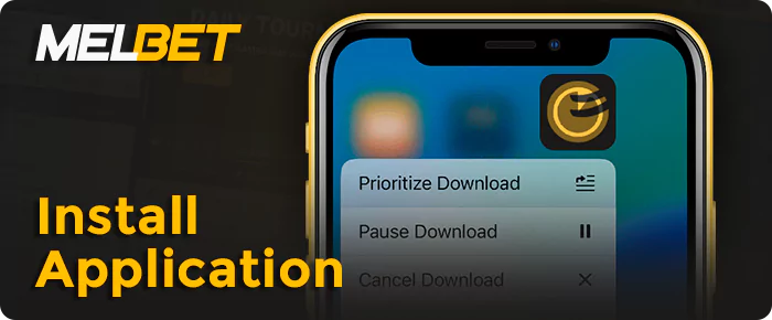 Installing the Melbet app