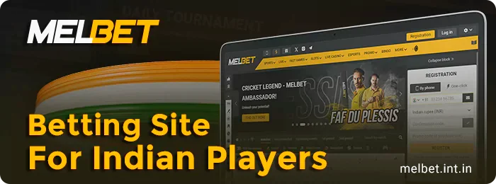Introduction of MelBet betting site - betting for users from India
